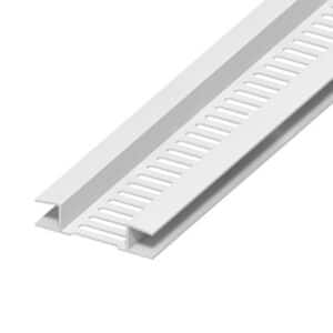 10mm Soffit Vent in White x 5m