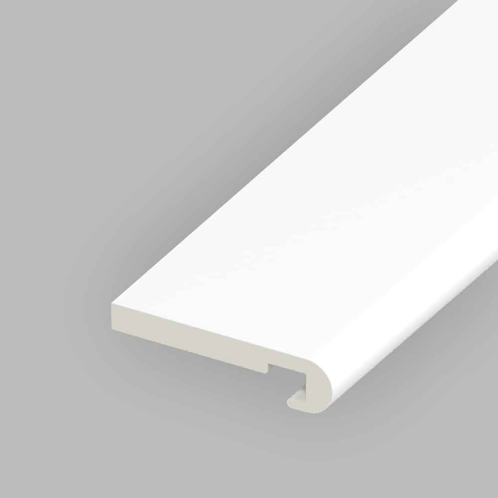 150mm x 18mm Bull Nosed Fascia Board in White x 5m 150mm x 18mm Bull Nosed Fascia Board in White x 5m