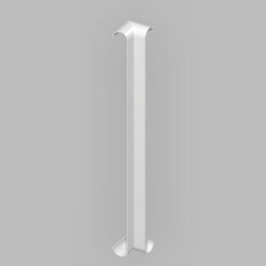 300mm Bullnose Internal Corner Trim White