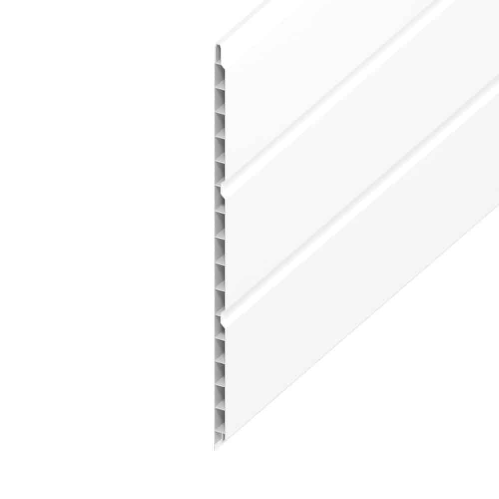 300mm Hollow Soffit Board in White x 5m 300mm Hollow Soffit Board in White x 5m
