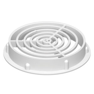 70mm Circular Soffit Vent in Oak