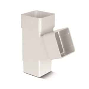 112° Square Branch in White scaled