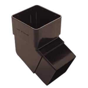 112° Square Offset Bend in Black