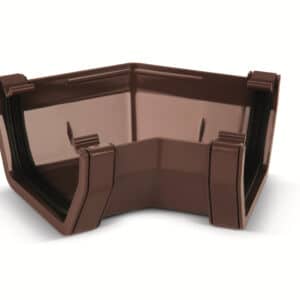 135° Square line Gutter Angle in Brown scaled