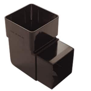 90° Square Offset Bend in Black