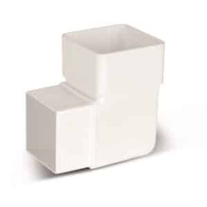 90° Square Offset Bend in White scaled