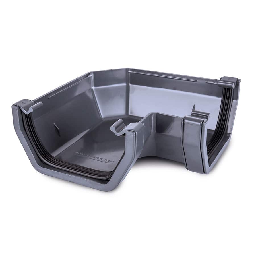 90° Square line Gutter Angle in Anthracite Grey 90° Square line Gutter Angle in Anthracite Grey