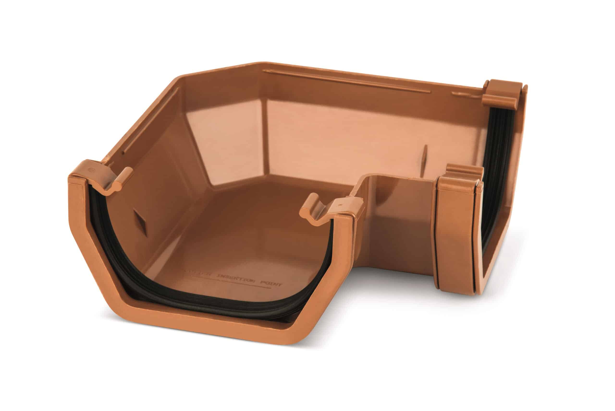 90° Square line Gutter Angle in Clay Brown scaled 90° Square line Gutter Angle in Clay Brown scaled