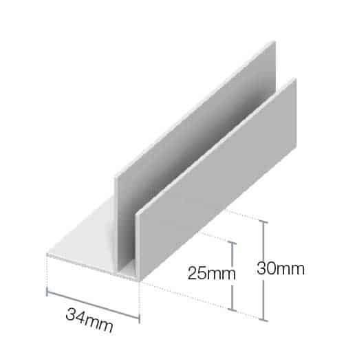 Cladding Starter Trim dimensions 1 Cladding Starter Trim dimensions 1