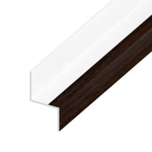 Cladding drip trim in Rosewood