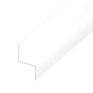 Cladding drip trim in white