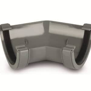 Half Round 135° Angle in Grey scaled