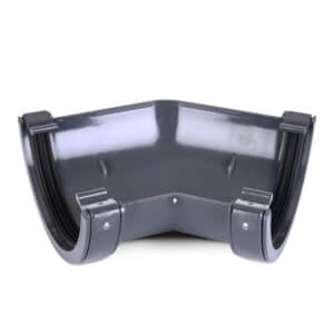 Half Round 135° Gutter Angle in Anthracite Grey
