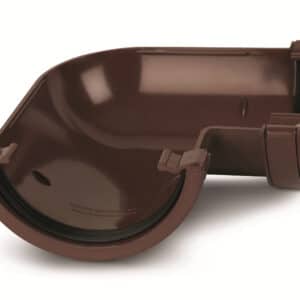 Half Round 90° Angle in Brown scaled