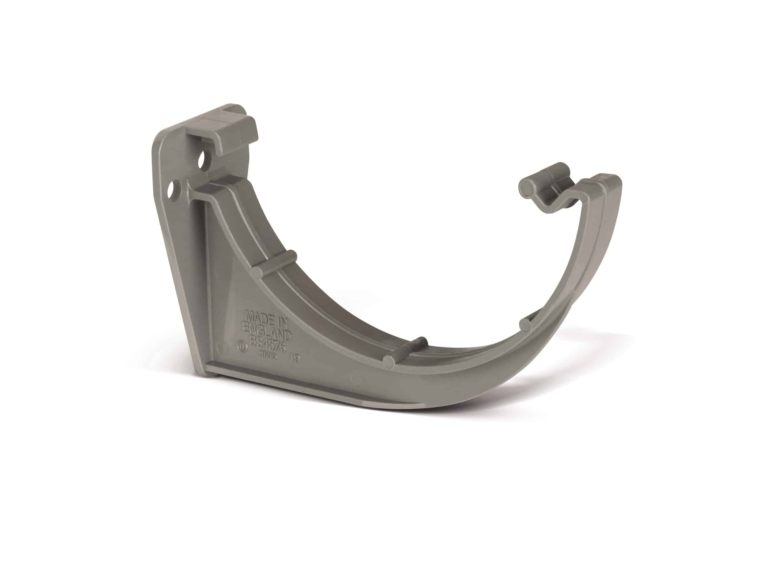 Half Round Fascia Bracket in Grey Half Round Fascia Bracket in Grey