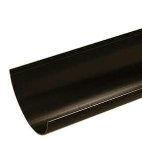 Half Round Gutter in Black