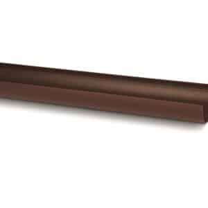 Half Round Gutter in Brown scaled