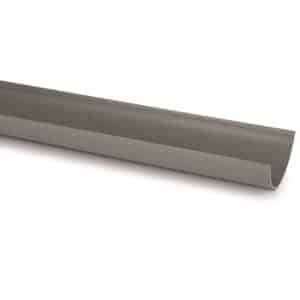 Half Round Gutter in Grey x 2m scaled