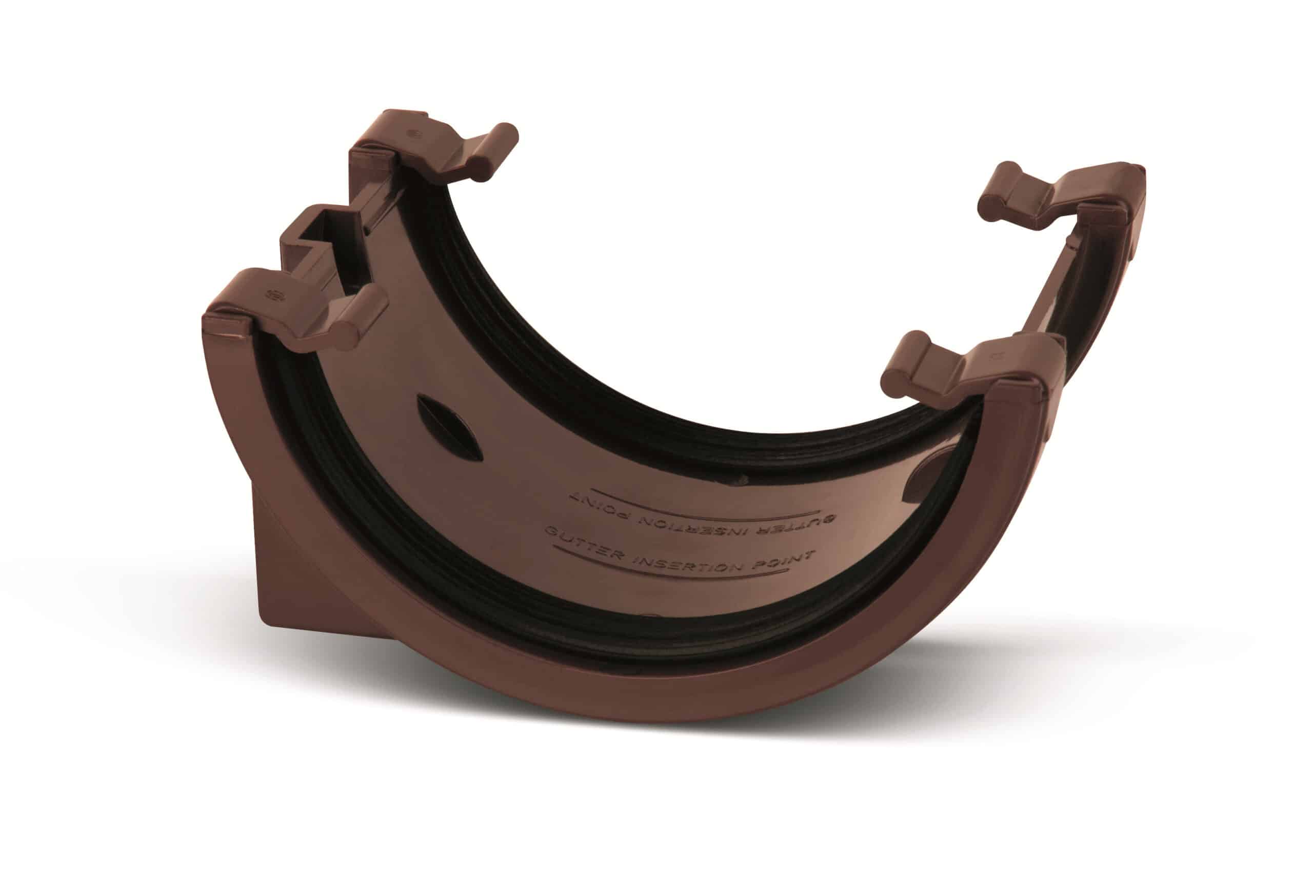 Half Round Union Bracket in Brown scaled Half Round Union Bracket in Brown scaled