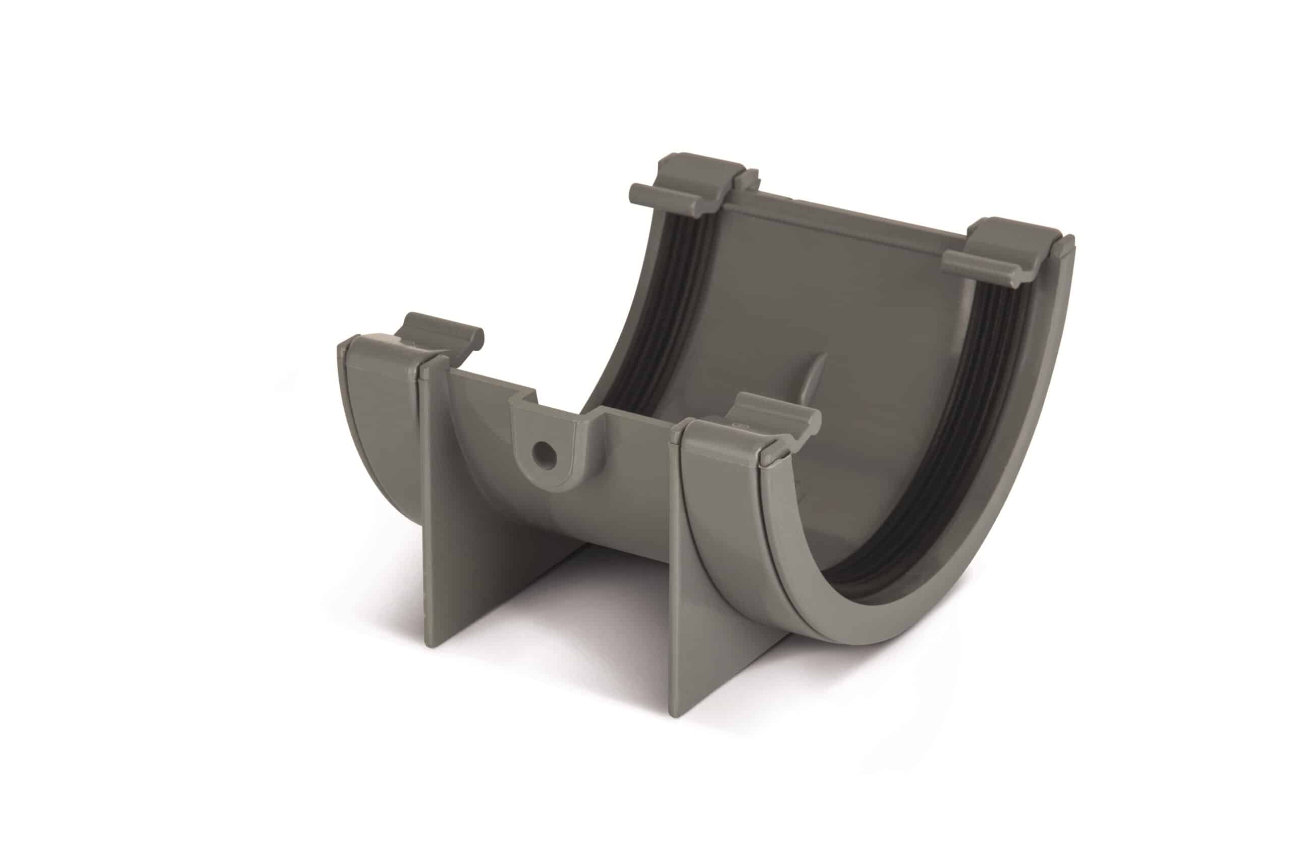 Half Round Union Bracket in Grey scaled Half Round Union Bracket in Grey scaled