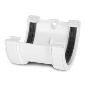 Half Round Union Bracket in White scaled