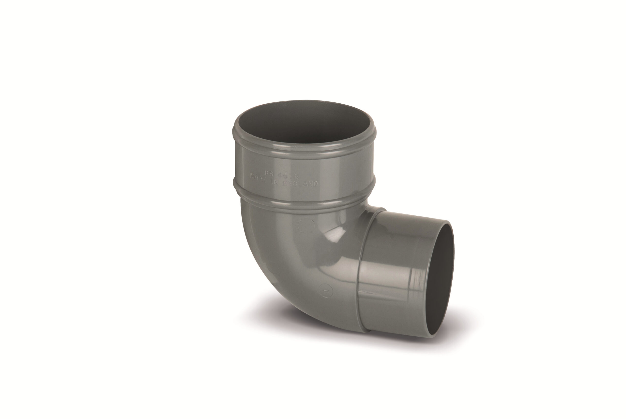 Round 68mm 90° Bend in Grey scaled Round 68mm 90° Bend in Grey scaled