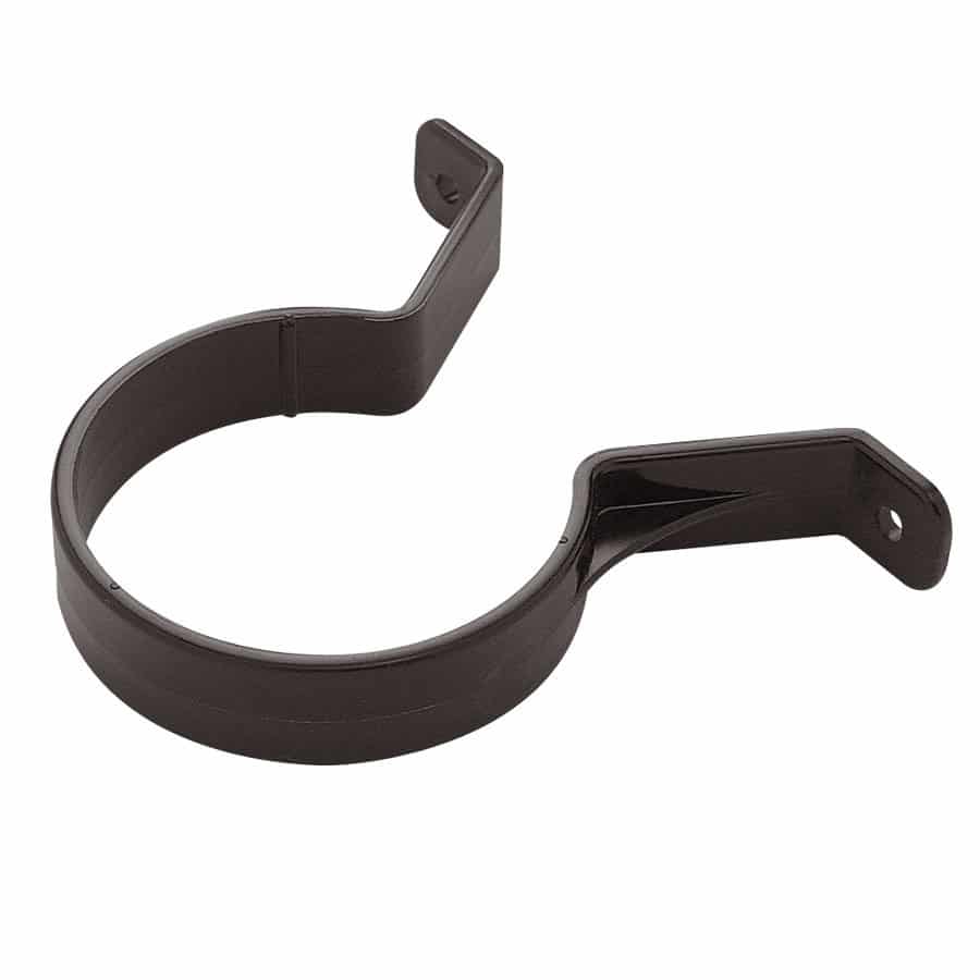Round 68mm Gutter Pipe Clip in Black Round 68mm Gutter Pipe Clip in Black