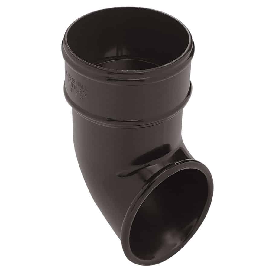 Round 68mm Gutter Shoe in Black Round 68mm Gutter Shoe in Black