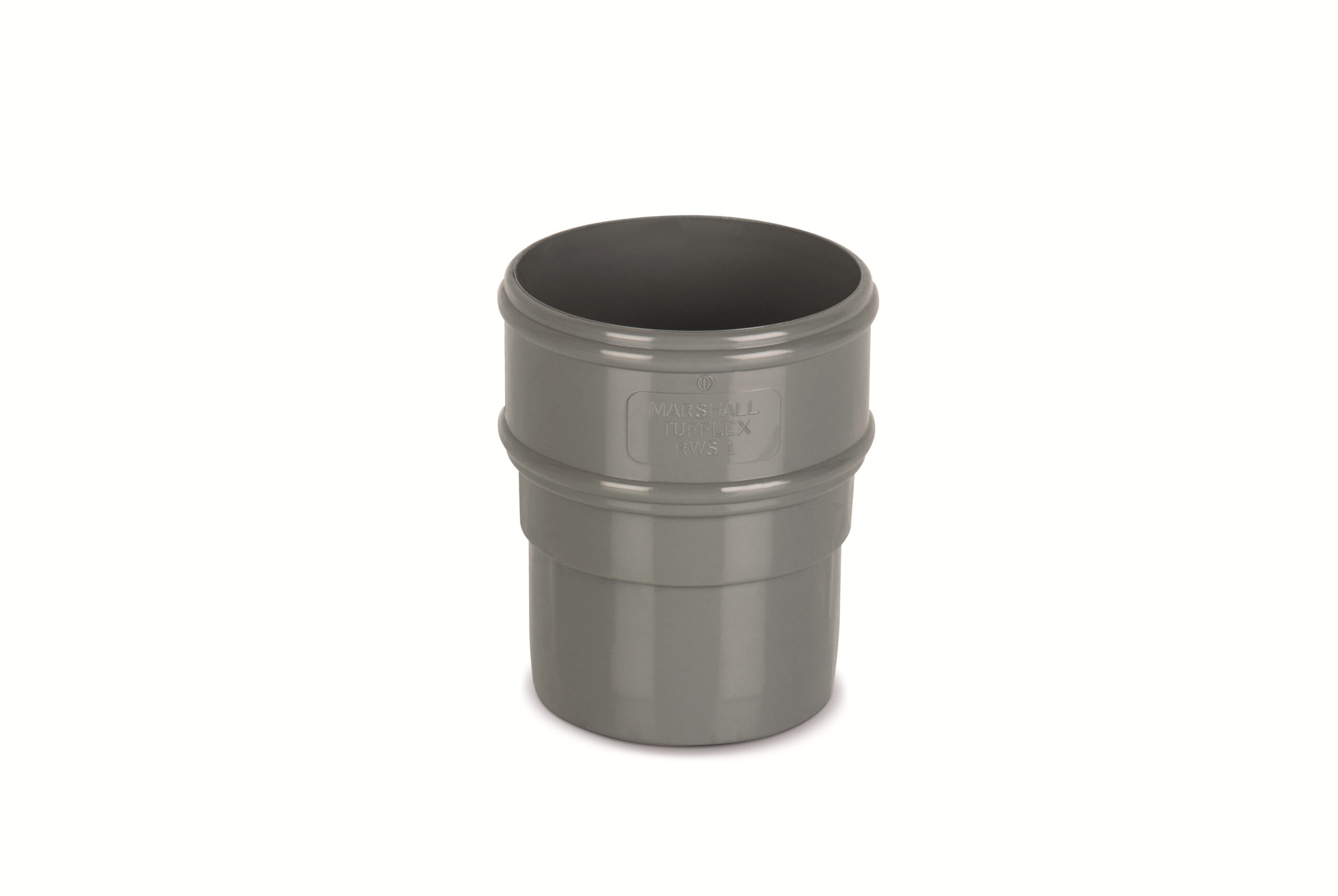 Round 68mm Pipe Socket in Grey scaled Round 68mm Pipe Socket in Grey scaled