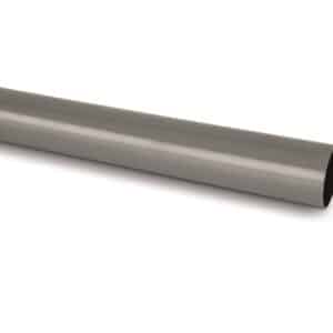 Round Gutter Downpipe in Grey scaled