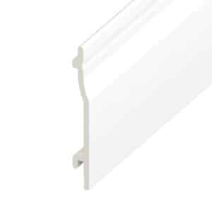 Shiplap cladding in white