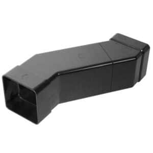 Square Adjustable Offset Bend in Black