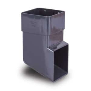 Square Shoe in Anthracite Grey