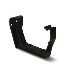 Square line Fascia Bracket in Black