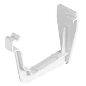 Square line Fascia Bracket in White