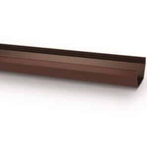 Square line Gutter in Brown 114mm x 2m scaled