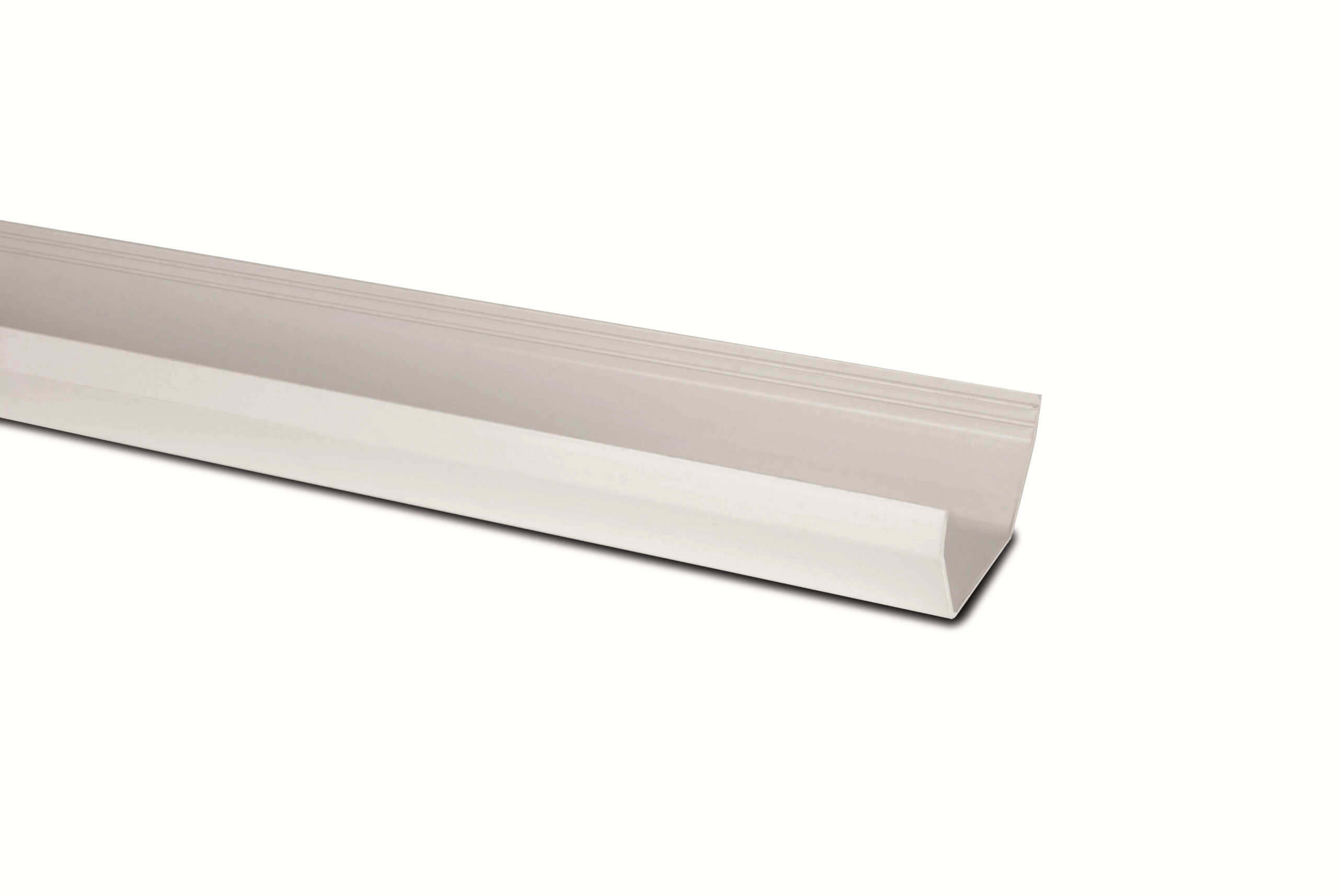 Square line Gutter in White 114mm x 2m scaled Square line Gutter in White 114mm x 2m scaled
