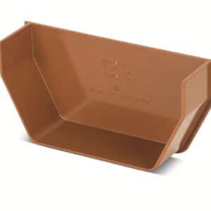 Square line Internal Stop End in Clay Brown