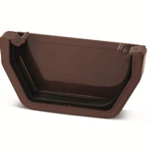 Square line Stop End External in Brown