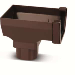 Square line Stopend Outlet in Brown scaled