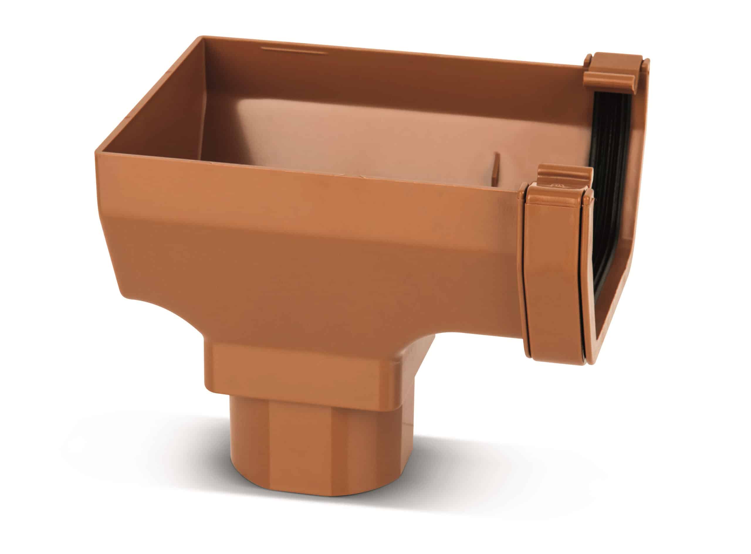 Square line Stopend Outlet in Clay Brown scaled Square line Stopend Outlet in Clay Brown scaled