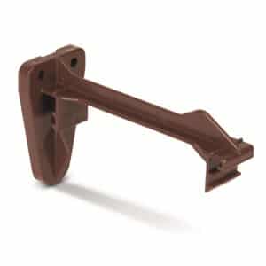 Square line Top Hung Fascia Bracket in Brown scaled