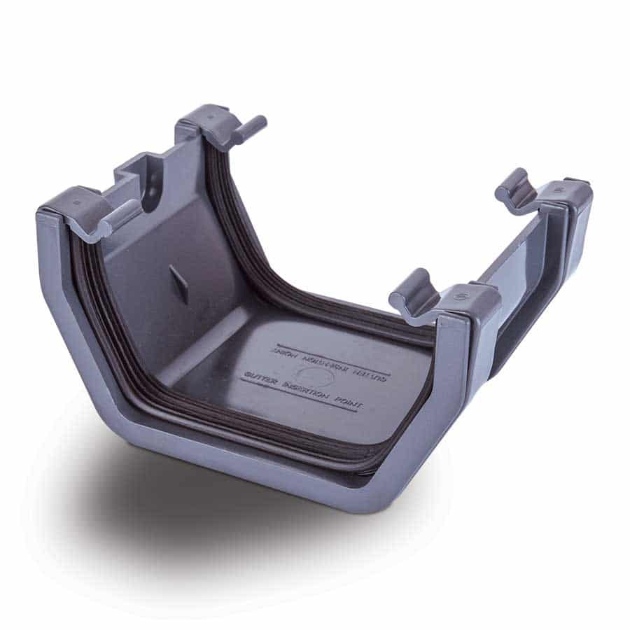 Square line Union Bracket in Anthracite Grey Square line Union Bracket in Anthracite Grey