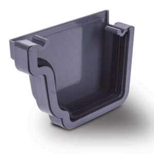 Universal Plus External Stop End Left Hand in Anthracite Grey